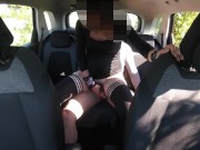 Dogging my wife in public car parking squirting and fucking an voyeur Caught by people - MissCreamy 16/16