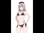 Fap to the beat challenge Erika Girls Und Panzer 10/16