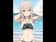 Fap to the beat challenge Erika Girls Und Panzer 7/16