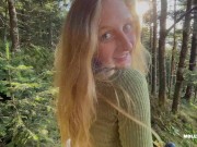 Big Boobs Hiker gets Creampie Pussy on Mushroom Mountain - Molly Pills - POV 4K 4/16