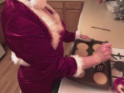 CELEBRATING PAWGMAS WITH A DOUBLE CREAMPIE AND HOMEMADE COOKIES 16/16