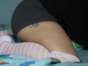 femboy down bad moans like a bitch while fucking pillow 12/16