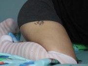 femboy down bad moans like a bitch while fucking pillow 15/16