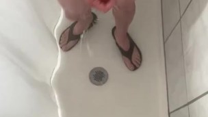 Twink Shower Manscape then Cum