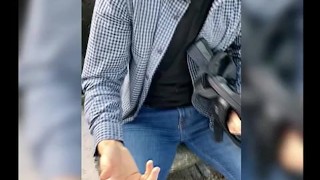 SEX for MONEY, Latina Girl Gives Money to Man for Sex in PUBLIC ...