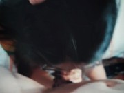 Recibiendo leche calentita en mi carita - BlowJob Cum Facial 7/16