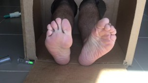 Male foot fetish advent calendar by your friend Mr Manly foot day 13