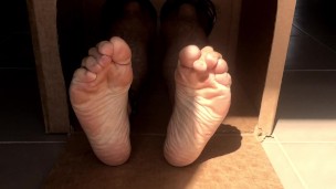 Male foot fetish advent calendar by your friend Mr Manly foot day 14