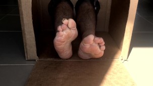 Male foot fetish advent calendar by your friend Mr Manly foot day 17