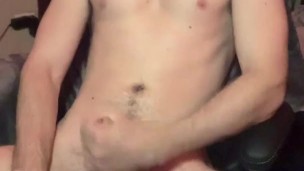 Hot Jock playing with his big cock