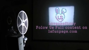 Teen babe largely opening her pussy hole in close-up