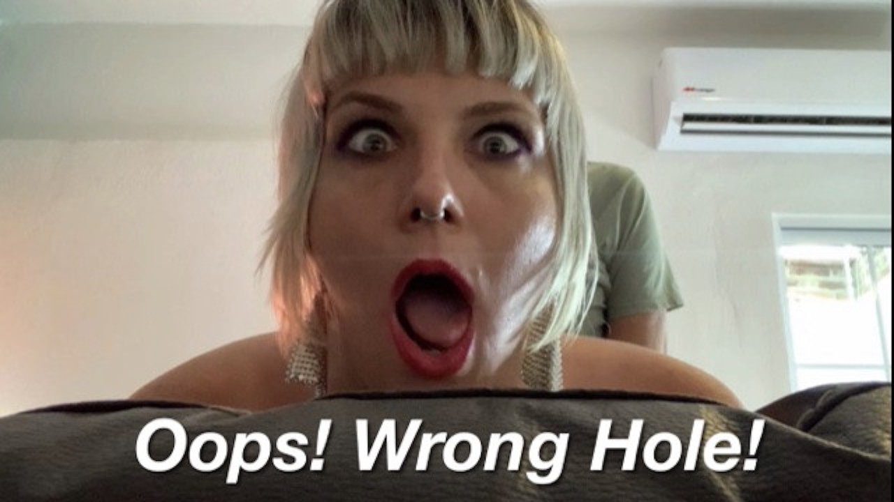Image for porn video OOPS! WRONG HOLE! / Stuck Stepmom Gets UNEXPECTED ANAL FUCK at RedTube