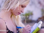 Slutty Student Gabi Gold Got Her Anus Stuffed with Old Man's Cock 1/16