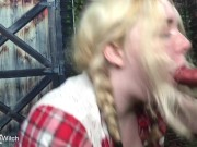 Teen Farm Slut BJ, Fuck, Doggy Style - BustySeaWitch 13/16