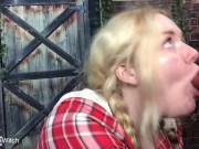 Teen Farm Slut BJ, Fuck, Doggy Style - BustySeaWitch 7/16