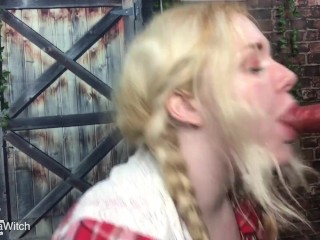 Teen Farm Slut BJ, Fuck, Doggy Style – BustySeaWitch