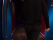 FUCK ME NOW - risky public sex in the CINEMA let me swallow your cum 1/16