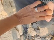 Miiana -  DEFI  : BAISE par un PECHEUR sur la PLAGE 10/16