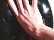 Redheaded milf in latex fucked in prone bone - 4k pov video 3/16