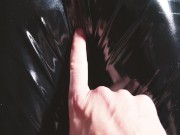 Redheaded milf in latex fucked in prone bone - 4k pov video 4/16