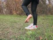 Dirty feet licking - Mistress Anette - Minnie Manga - Foot domination - Foot worship - Smoking 2/16