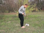 Dirty feet licking - Mistress Anette - Minnie Manga - Foot domination - Foot worship - Smoking 3/16