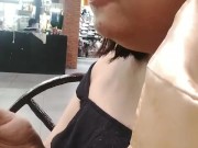 EATING and LICKING ice cream YUMMY/ COLD ON MY TONGUE/ model rebecca  8/16