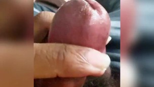 Big black Asian cock - precum play (Sri lankan new)