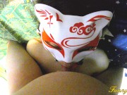 No sound Lustful collegegirl in handcuffs fucked in mouth and between boobs 6/16