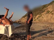 Abspritz-Party am Hotelstrand. Freie Loch-Wahl! Jeder darf ran! AO 4/16