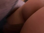 Stretching her tight pussy 3/16