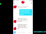I forgot to take a condom to my tinder date - Tinder fantasy  1/16