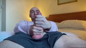SHOWING OFF MY HUGE UNCUT DICK