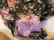 【個人撮影】花魁＆パンツずらし中出しセックス！ - Screenshot 13 of 16 - Japanese Wife