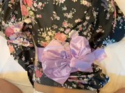 【個人撮影】花魁＆パンツずらし中出しセックス！