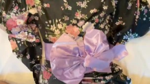 【個人撮影】花魁＆パンツずらし中出しセックス！