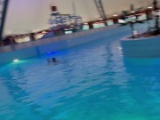 Extreme risky public sex in water park -the most exciting public sex ! (short vers.) - Tonny and Mia 4/16
