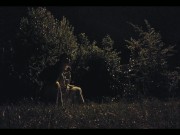 Night life of piss slut in public park 1/16