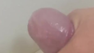 Jerking off with a sticky hand
