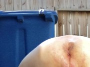 Fucked the next door neighbor outside.  Gave her my hot load on the pussy.  9/16