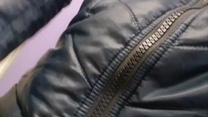 Public wank on a train 