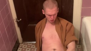 Playing with my anal toy and moaning hard