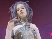 hard DOUBLE ANAL from crazy TATTOO PUNK - ATM, Gape, Facial, Prolapse, Swalow, DAP - goth alt girl 5/16