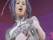 hard DOUBLE ANAL from crazy TATTOO PUNK - ATM, Gape, Facial, Prolapse, Swalow, DAP - goth alt girl 7/16