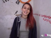 Redhead cutie experiences her first experience with big cock 1/16