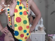 Slutty clown girl sexy cosplay outfit try on haul | Daddyscowgirl 7/16