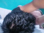 Pussy and clit licking, wet real orgasm 4/16