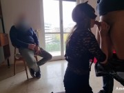 DIMMI CHE SONO TROIA, Succhia Uno Sconosciuto E Riceve Sborrata Negli Occhi, Marito Cornuto Si Mastu 5/16