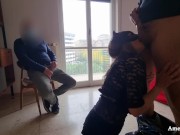 DIMMI CHE SONO TROIA, Succhia Uno Sconosciuto E Riceve Sborrata Negli Occhi, Marito Cornuto Si Mastu 8/16