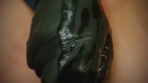 Huge hands free anal cum